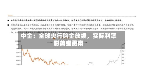 中金：全球央行购金放缓，实际利率对黄金费用影响或更大