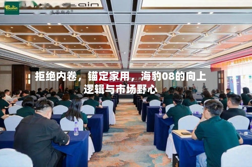 拒绝内卷,锚定家用,海豹08的向上逻辑与市场野心
