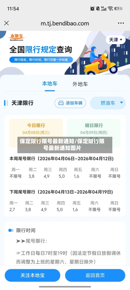 保定限行限号最新通知/保定限行限号最新通知图片